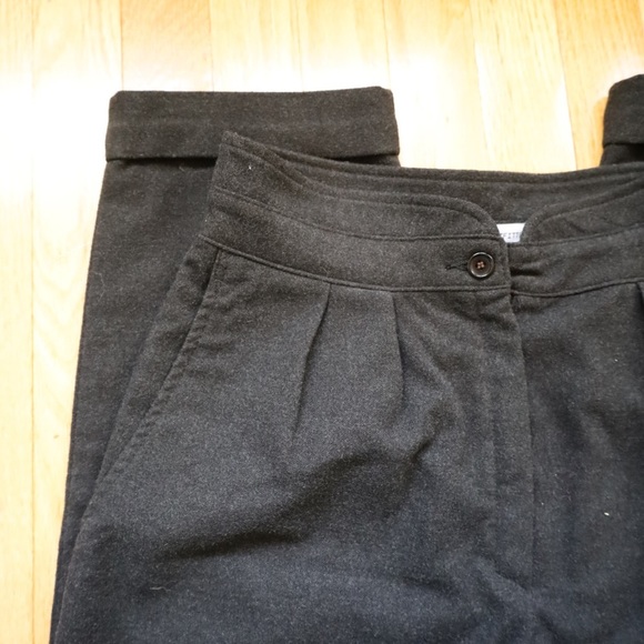URBAN Outfitters Pleated Front High Wasted Charcoal Grey Trouser Pants Womens 4 - Picture 10 of 13